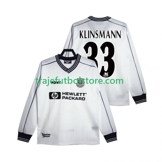 Camiseta 1ª Tottenham Hotspur KLINSMANN 33 1997 Retro Hombre 1999 ML