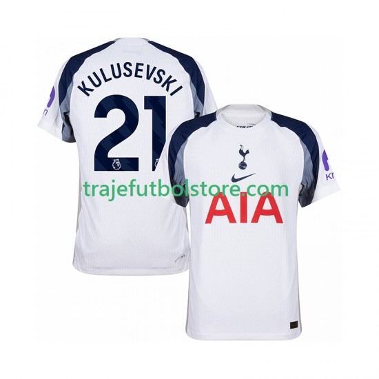 Camiseta 1ª Tottenham Hotspur Kulusevski 21 Hombre 2025-2026 Manga Corta