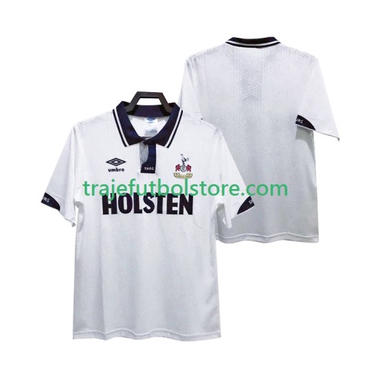 Camiseta 1ª Tottenham Hotspur 1991 1993 Retro Hombre Manga Corta