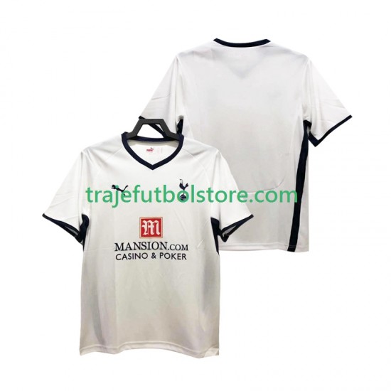 Camiseta 1ª Tottenham Hotspur 2009 Retro Hombre 2008 Manga Corta