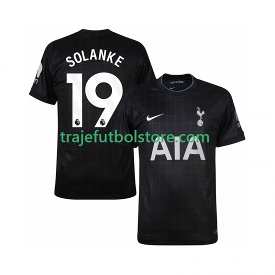 Camiseta 2ª Tottenham Hotspur Solanke 19 Hombre 2025-2026 Manga Corta