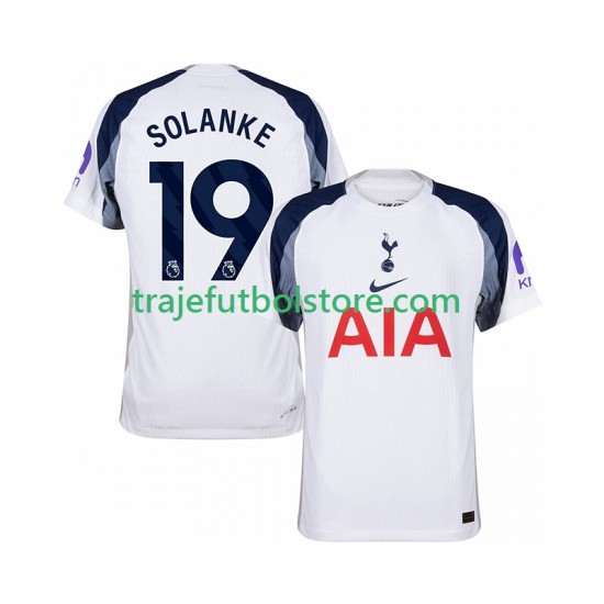 Camiseta 1ª Tottenham Hotspur Solanke 19 Hombre 2025-2026 Manga Corta