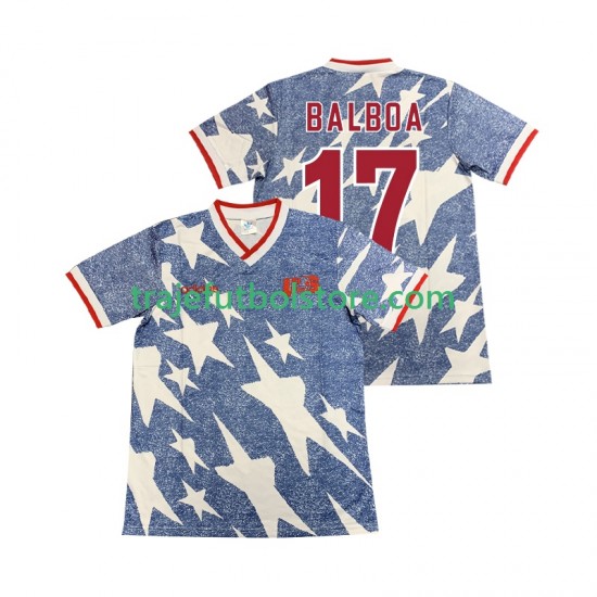Camiseta 2ª Estados Unidos BALBOA 17 Retro Hombre 1994 Manga Corta