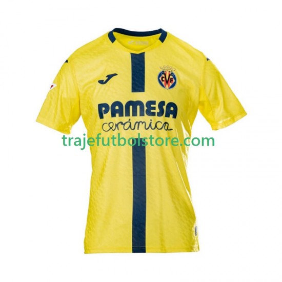 Camiseta 1ª Villarreal CF Hombre 2025-2026 Manga Corta