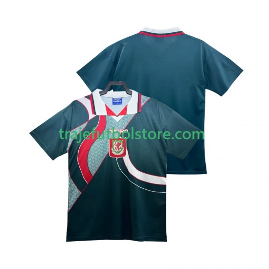 Camiseta 2ª Gales 1995 Retro Hombre 1994 Manga Corta