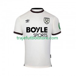 Camiseta 2ª West Ham United Hombre 2025-2026 Manga Corta