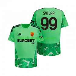 Camiseta 1ª AS Roma Mile Svilar 99 Portero Hombre 2026-2027 Manga Corta Camiseta 1ª AS Roma Mile Svilar 99 Portero Hombre 2026-2027 Manga Corta