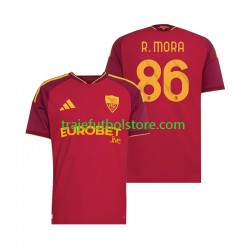Camiseta 1ª AS Roma Rodrigo Mora 86 Hombre 2026-2027 Manga Corta Camiseta 1ª AS Roma Rodrigo Mora 86 Hombre 2026-2027 Manga Corta