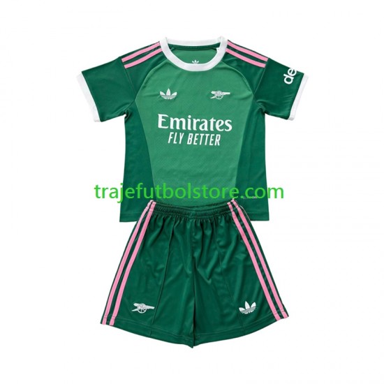 Camiseta 3ª Arsenal Portero Niño 2026-2027 Manga Corta