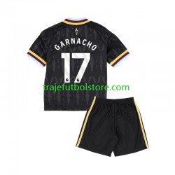 Camiseta 2ª Aston Villa Alejandro Garnacho 17 Niño 2026-2027 Manga Corta