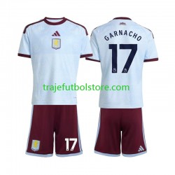 Camiseta 3ª Aston Villa Alejandro Garnacho 17 Niño 2026-2027 Manga Corta Camiseta 3ª Aston Villa Alejandro Garnacho 17 Niño 2026-2027 Manga Corta