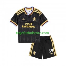 Camiseta 2ª Aston Villa Brian Madjo 39 Niño 2026-2027 Manga Corta