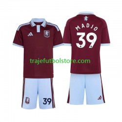 Camiseta 1ª Aston Villa Brian Madjo 39 Niño 2026-2027 Manga Corta Camiseta 1ª Aston Villa Brian Madjo 39 Niño 2026-2027 Manga Corta