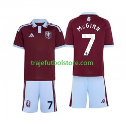 Camiseta 1ª Aston Villa John McGinn 7 Niño 2026-2027 Manga Corta Camiseta 1ª Aston Villa John McGinn 7 Niño 2026-2027 Manga Corta