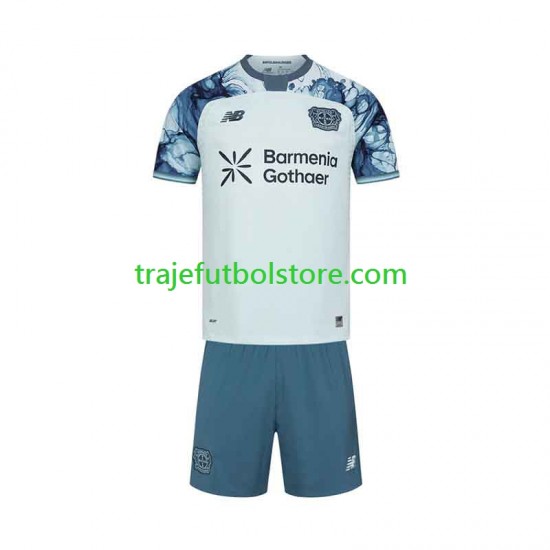 Camiseta 2ª Bayer 04 Leverkusen Niño 2026-2027 Manga Corta