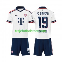 Camiseta 2ª Bayern de Múnich Alphonso Davies 19 Niño 2026-2027 Manga Corta Camiseta 2ª Bayern de Múnich Alphonso Davies 19 Niño 2026-2027 Manga Corta