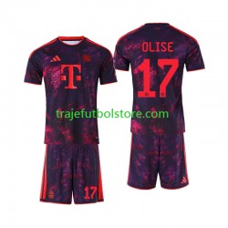 Camiseta 3ª Bayern de Múnich Michael Olise 17 Niño 2026-2027 Manga Corta Camiseta 3ª Bayern de Múnich Michael Olise 17 Niño 2026-2027 Manga Corta