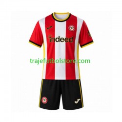 Camiseta 1ª Brentford Niño 2026-2027 Manga Corta