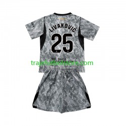 Camiseta 2ª FC Barcelona Dominik Livakovic 25 Portero Niño 2026-2027 Manga Corta