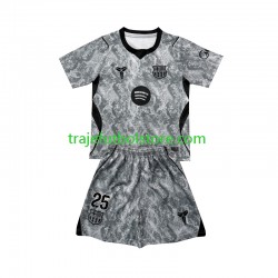 Camiseta 2ª FC Barcelona Dominik Livakovic 25 Portero Niño 2026-2027 Manga Corta
