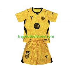 Camiseta 4ª FC Barcelona Dominik Livakovic 25 Portero Niño 2026-2027 Manga Corta