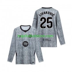 Camiseta 2ª FC Barcelona Dominik Livakovic 25 Portero Hombre 2026-2027 ML
