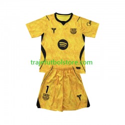 Camiseta 4ª FC Barcelona Joan Garcia 1 Portero Niño 2026-2027 Manga Corta