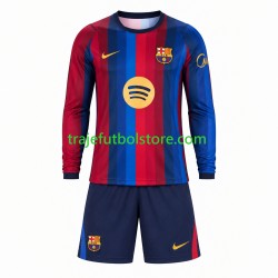 Camiseta 1ª FC Barcelona Niño 2026-2027 ML Camiseta 1ª FC Barcelona Niño 2026-2027 ML