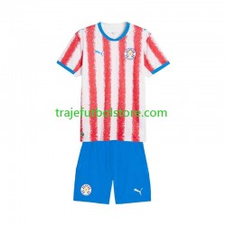 Camiseta 1ª Paraguay Niño 2026 Manga Corta