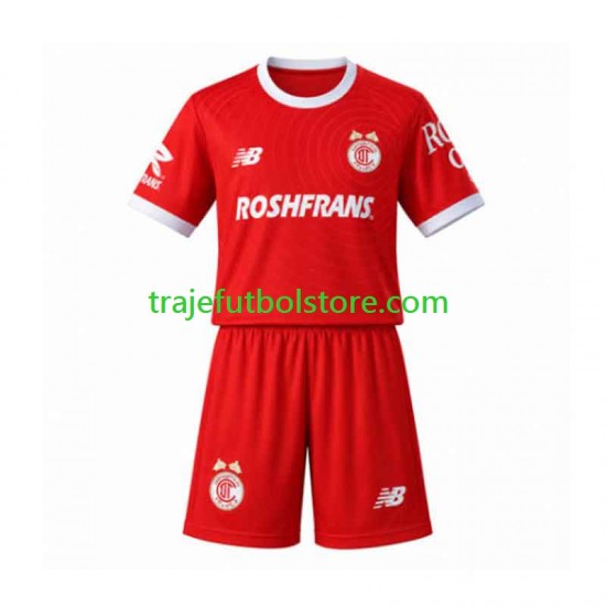 Camiseta 1ª Toluca Niño 2026-2027 Manga Corta