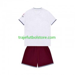 Camiseta 2ª West Ham United Niño 2026-2027 Manga Corta