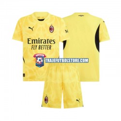 Camiseta 2ª AC Milan Portero Niño 2024-2025 Manga Corta
