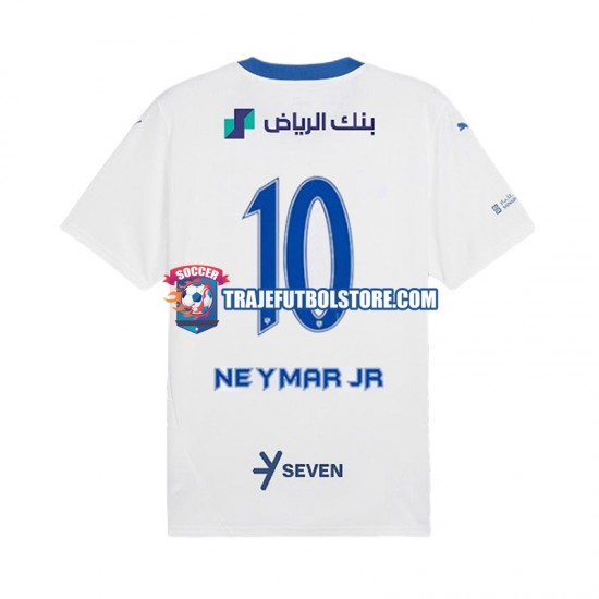 Camiseta 2ª Al Hilal Neymar JR 10 Hombre 2024-2025 Manga Corta