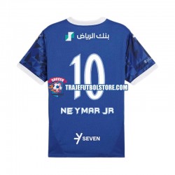 Camiseta 1ª Al Hilal Neymar JR 10 Hombre 2024-2025 Manga Corta