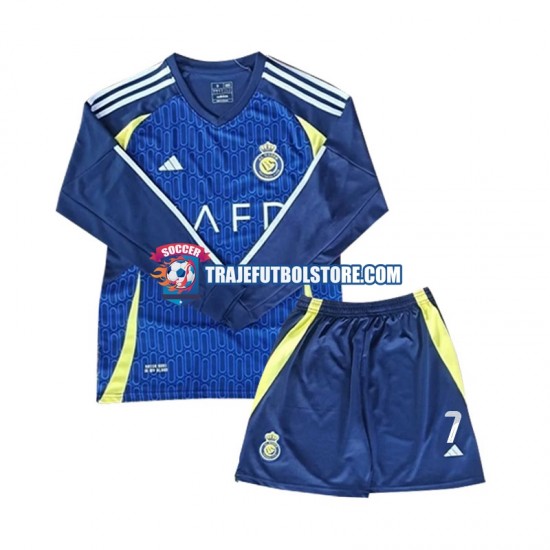 Camiseta 2ª Al Nassr Cristiano Ronaldo 7 Niño 2024-2025 ML