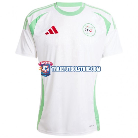 Camiseta 1ª Argelia Hombre 2024 Manga Corta