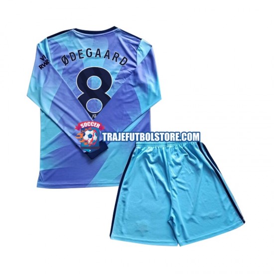 Camiseta 3ª Arsenal Odegaard 8 Niño 2024-2025 ML