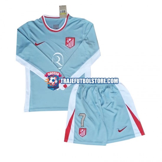 Camiseta 2ª Atlético Madrid Antoine Griezmann 7 Niño 2024-2025 ML