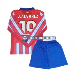 Camiseta 1ª Atlético Madrid Julian Alvarez 19 Niño 2024-2025 ML