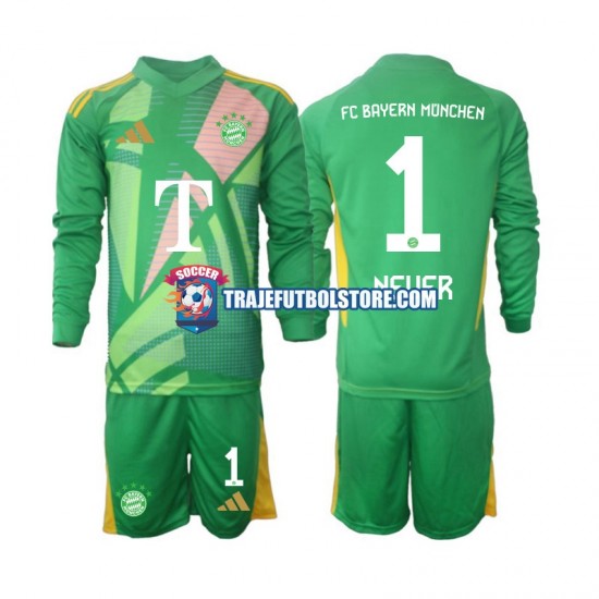 Camiseta 4ª Bayern de Múnich Manuel Neuer 1 Portero Niño 2024-2025 ML
