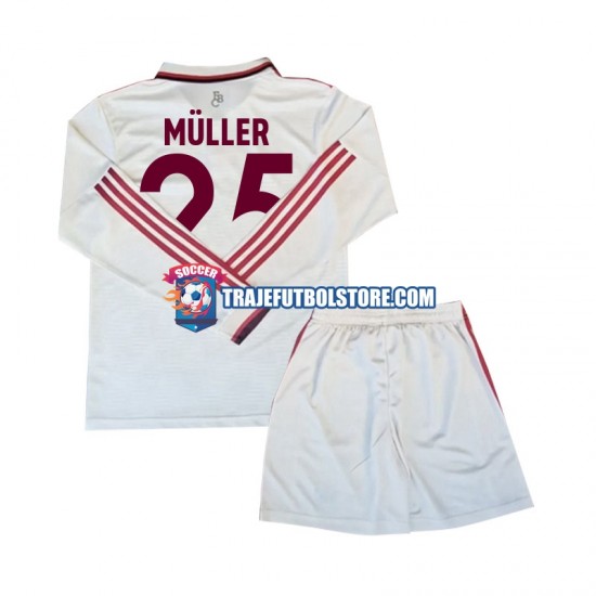 Camiseta 3ª Bayern de Múnich Muller 25 Niño 2024-2025 ML