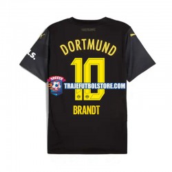 Camiseta 2ª Borussia Dortmund Julian Brandt 10 Hombre 2024-2025 Manga Corta