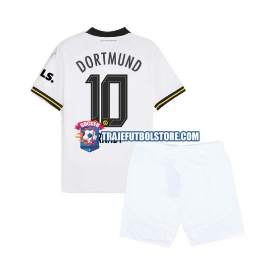 Camiseta 3ª Borussia Dortmund Julian Brandt 10 Niño 2024-2025 Manga Corta