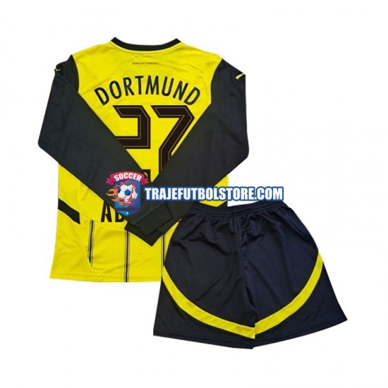 Camiseta 1ª Borussia Dortmund Karim Adeyemi 27 Niño 2024-2025 ML
