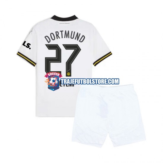 Camiseta 3ª Borussia Dortmund Karim Adeyemi 27 Niño 2024-2025 Manga Corta