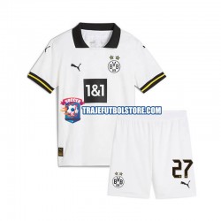 Camiseta 3ª Borussia Dortmund Karim Adeyemi 27 Niño 2024-2025 Manga Corta