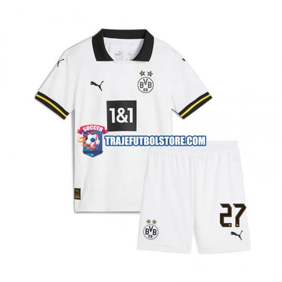 Camiseta 3ª Borussia Dortmund Karim Adeyemi 27 Niño 2024-2025 Manga Corta