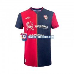 Camiseta 1ª Cagliari Hombre 2024-2025 Manga Corta
