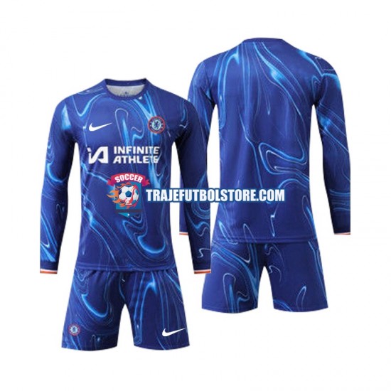 Camiseta 1ª Chelsea Niño 2024-2025 ML