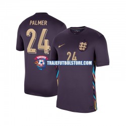 Camiseta 2ª Inglaterra Cole Palmer 24 Hombre 2024 Manga Corta